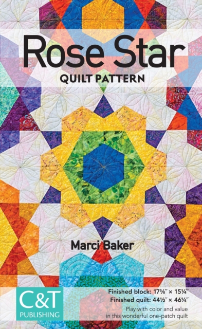 Rose Star Quilt Pattern, EPUB eBook