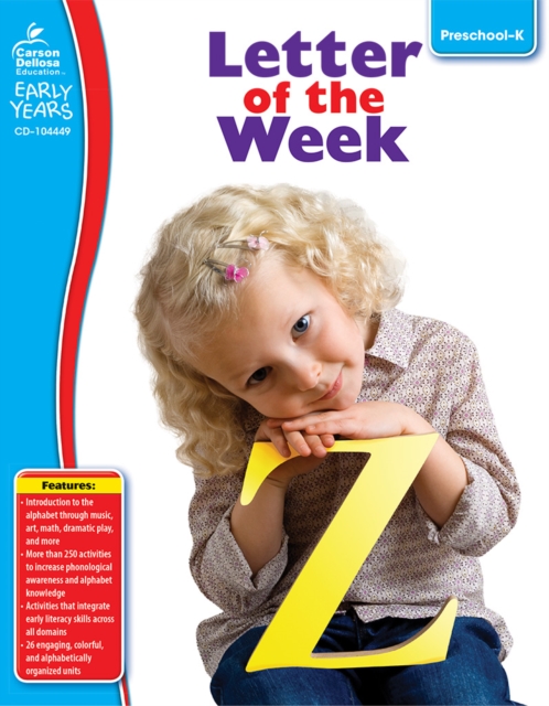 Letter of the Week, Grades Preschool - K, PDF eBook