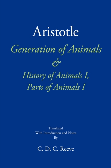 Generation of Animals & History of Animals I, Parts of Animals I, Paperback / softback Book