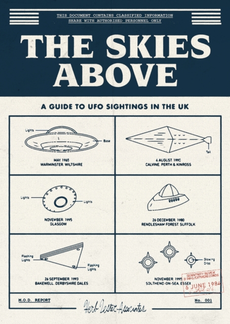 The Skies Above: A Guide To Ufo Sightings In The Uk, Sheet map Book