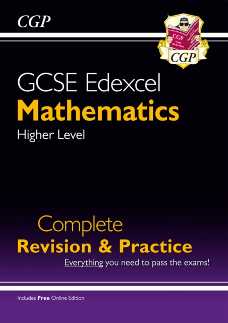GCSE Maths Edexcel Complete Revision & Practice: Higher inc Online Ed, Videos & Quizzes, Multiple-component retail product, part(s) enclose Book