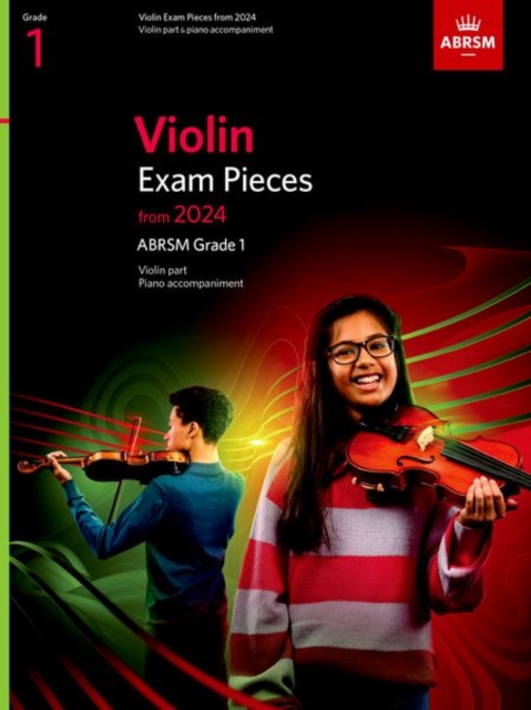 Violin Exam Pieces from 2024, ABRSM Grade 1, Violin Part & Piano Accompaniment, Sheet music Book