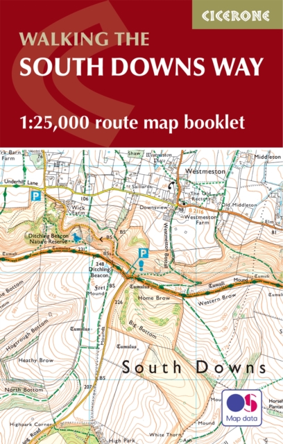 The South Downs Way Map Booklet : 1:25,000 OS Route Mapping, Paperback / softback Book
