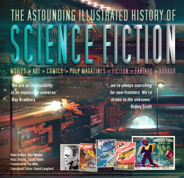 The Astounding Illustrated History of Science Fiction, Hardback Book
