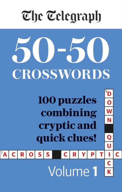 The Telegraph 50-50 Crosswords Volume 1, Paperback / softback Book