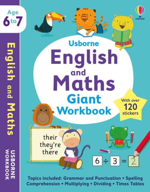 Usborne English and Maths Giant Workbook 6-7, Paperback / softback Book
