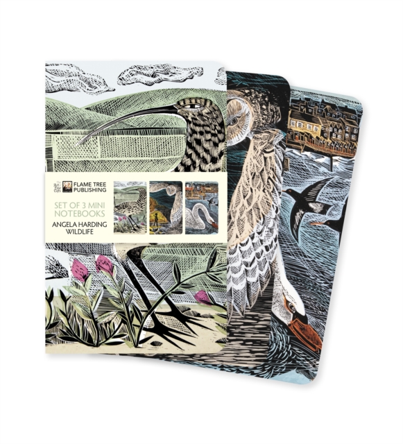 Angela Harding: Wildlife Set of 3 Mini Notebooks, Notebook / blank book Book