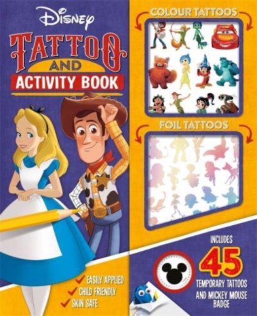 Disney: Tattoo and Activity Book, Paperback / softback Book