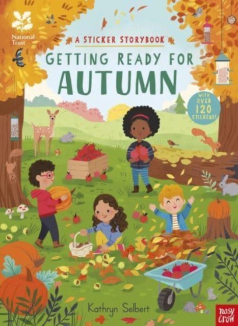 National Trust: Getting Ready for Autumn, A Sticker Storybook, Paperback / softback Book