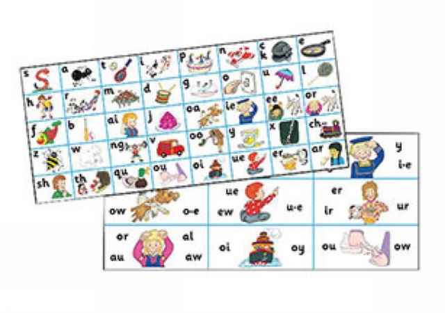 Jolly Phonics Letter Sound Strips : in Print Letters, Cards Book