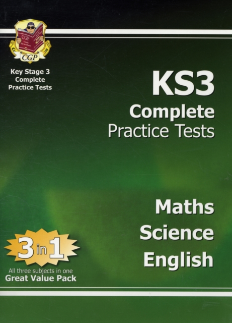 KS3 Complete Practice Tests - Maths, Science & English, Paperback / softback Book