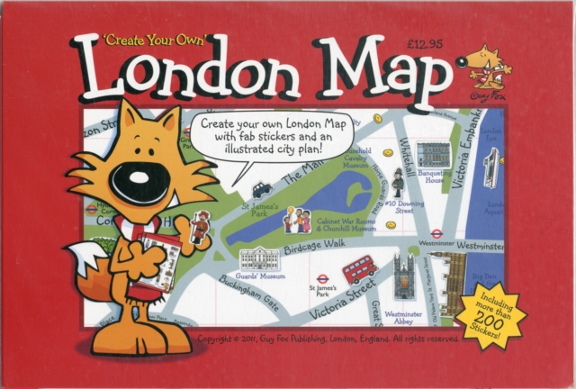 Guy Fox 'Create Your Own' London Map, Sheet map, folded Book