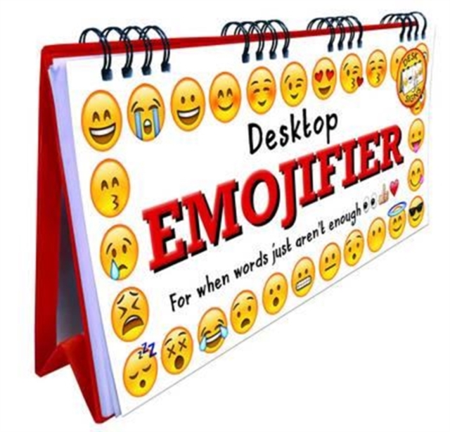 Desktop Emojifier - Emoji Flipbook To Show Your Mood : Fun Desktop Accessory, Spiral bound Book