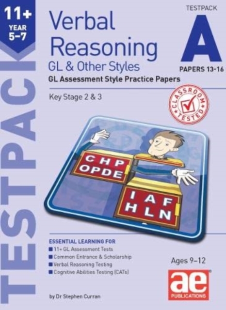 11+ Verbal Reasoning Year 5-7 GL & Other Styles Testpack A Papers 13-16 : GL Assessment Style Practice Papers, Loose-leaf Book