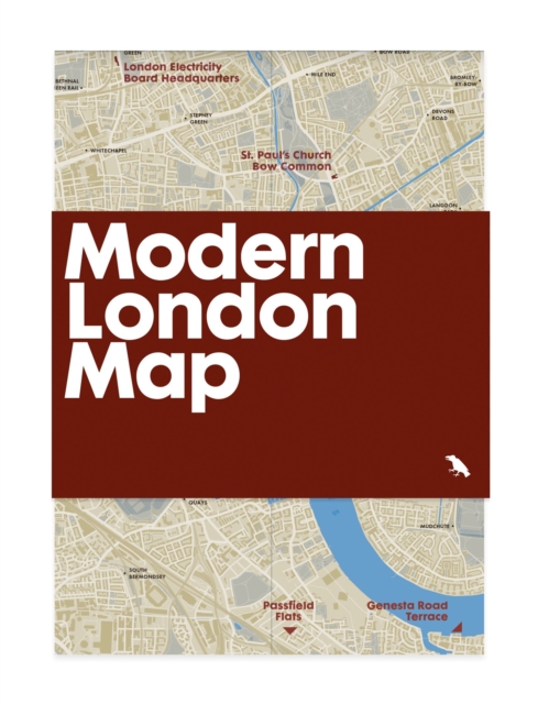 Modern London Map : Guide to Modern Architecture in London, Sheet map, folded Book