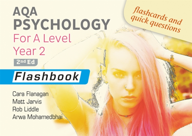 AQA Psychology for A Level Year 2 Flashbook: 2nd Edition, Paperback / softback Book