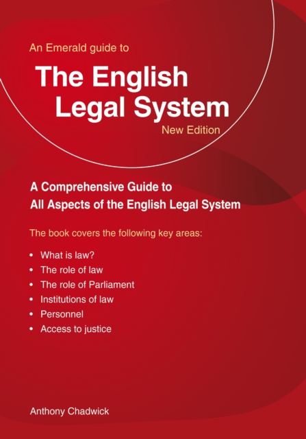 A Guide To The English Legal System : An Emerald Guide, EPUB eBook