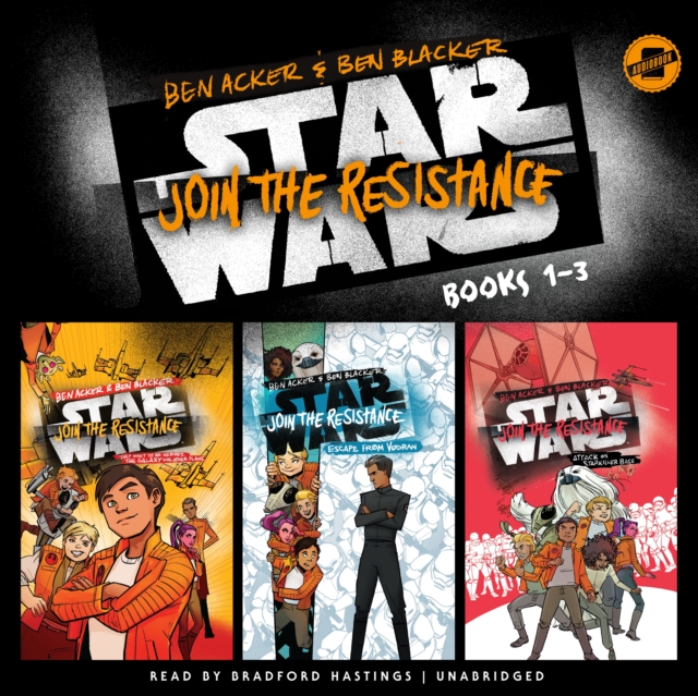 Star Wars Join the Resistance, Books 1-3, eAudiobook MP3 eaudioBook