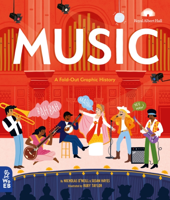 Music : A Fold-Out Graphic History, Hardback Book