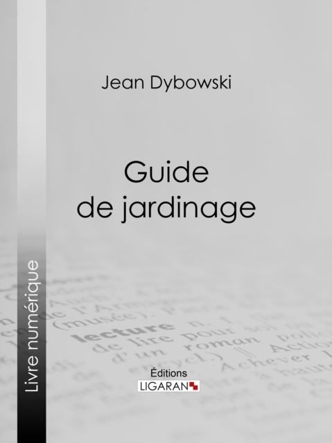 Guide de jardinage, EPUB eBook
