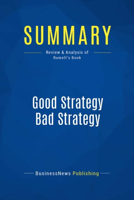 Summary: Good Strategy Bad Strategy, EPUB eBook