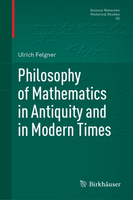 Philosophy of Mathematics in Antiquity and in Modern Times, PDF eBook