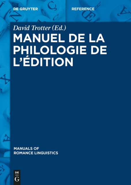 Manuel de la philologie de l'edition, PDF eBook