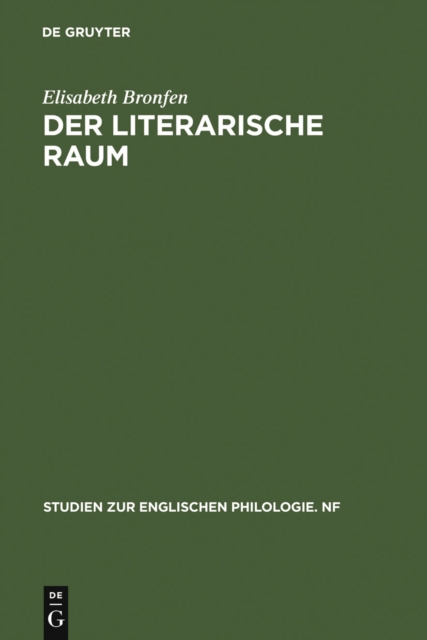 Der literarische Raum : Eine Untersuchung am Beispiel von Dorothy M. Richardsons Romanzyklus "Pilgrimage", PDF eBook