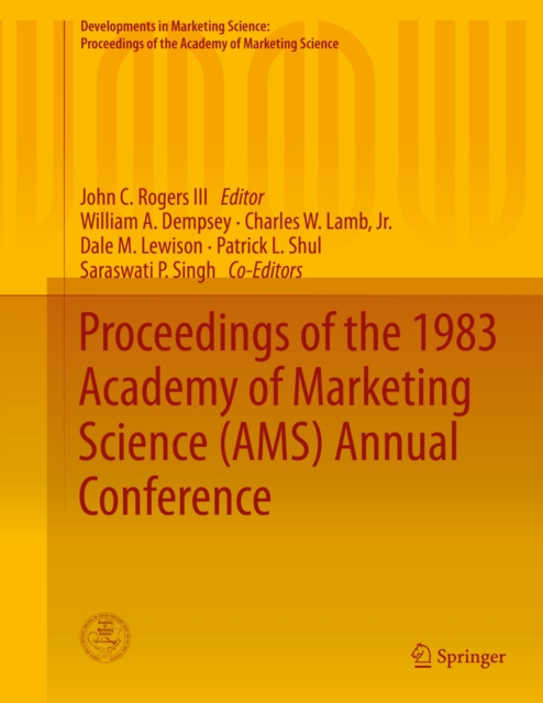 Proceedings of the 1983 Academy of Marketing Science (AMS) Annual Conference, PDF eBook