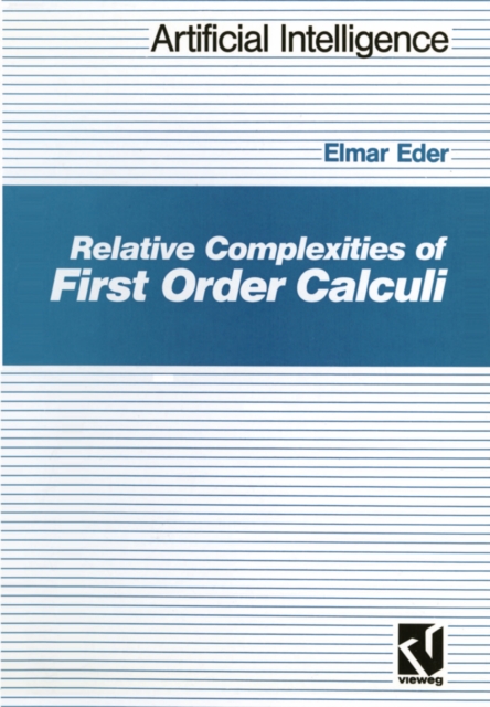 Relative Complexities of First Order Calculi, PDF eBook
