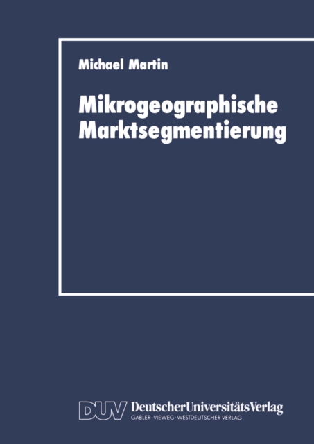 Mikrogeographische Marktsegmentierung, PDF eBook