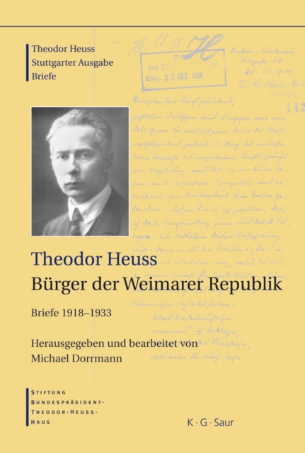 Theodor Heuss, Burger der Weimarer Republik, PDF eBook