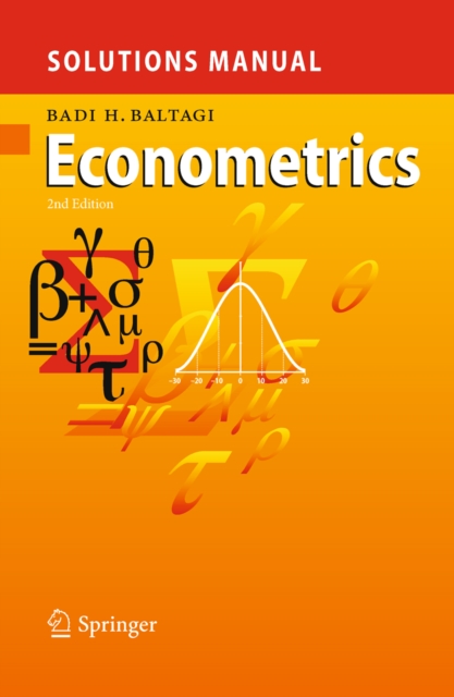 Solutions Manual for Econometrics, PDF eBook