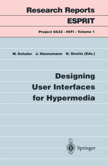 Designing User Interfaces for Hypermedia, PDF eBook
