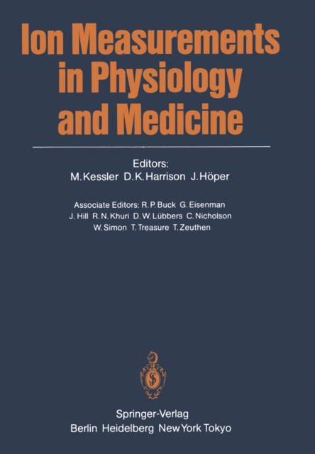 Ion Measurements in Physiology and Medicine, PDF eBook