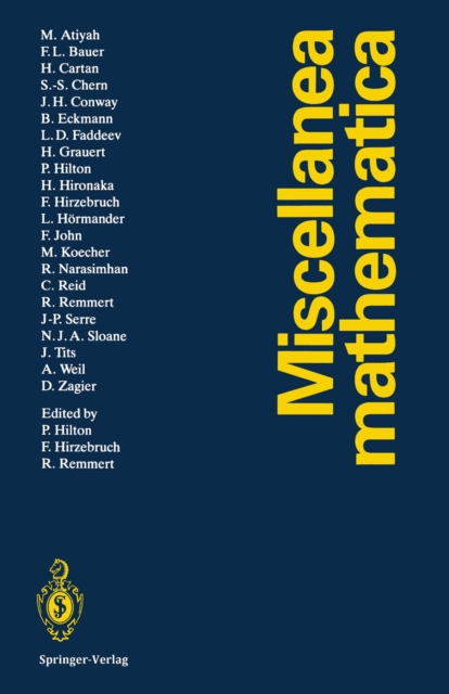 Miscellanea Mathematica, PDF eBook