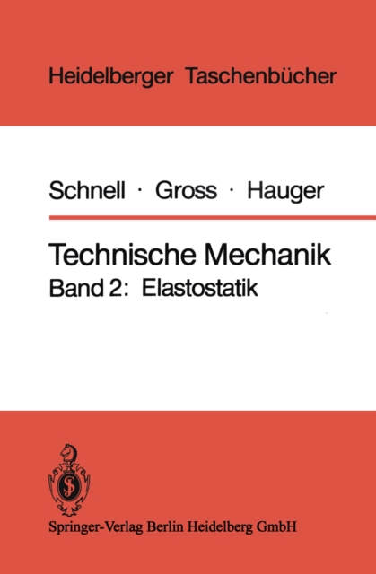 Technische Mechanik : Band 2: Elastostatik, PDF eBook