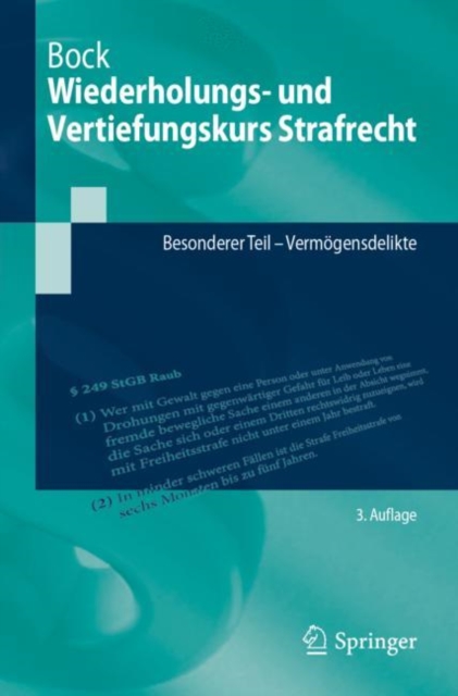 Wiederholungs- und Vertiefungskurs Strafrecht : Besonderer Teil - Vermogensdelikte, EPUB eBook