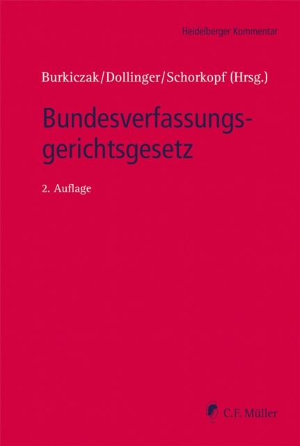 Bundesverfassungsgerichtsgesetz, eBook, EPUB eBook