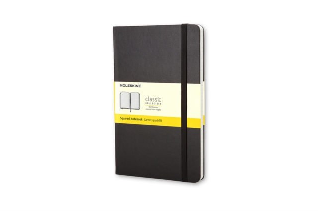 Moleskine Large Squared Hardcover Notebook Black, Notebook / blank book Book