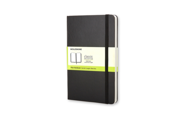 Moleskine Large Plain Notebook Black, Notebook / blank book Book