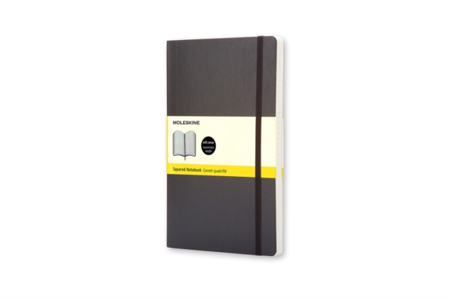 Moleskine Soft Large Squared Notebook Black, Notebook / blank book Book