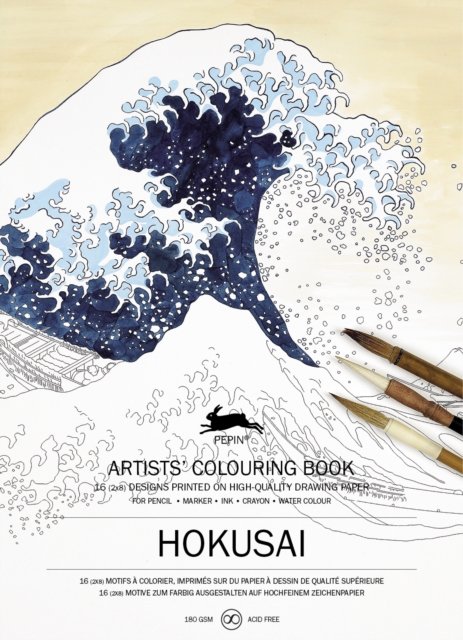 Hokusai : Artists' Colouring Book, Paperback / softback Book
