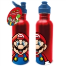 Super Mario (Mario) Metal 25oz/700ml Metal Canteen Drinks Bottle - Book