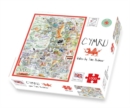 Map of Wales Jigsaw 1000 Piece Puzzle - Book