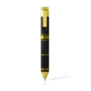 Pen Bookmark Black & Gold with Refills - Book