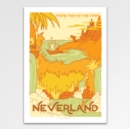 Neverland Vintage Travel Poster A3 Art Print - Book