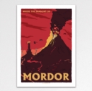 Mordor Vintage Travel Poster A3 Art Print - Book