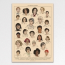 A-Z Female Authors A3 Art Print - Book