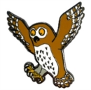 Owl Character Pin Badge - Book